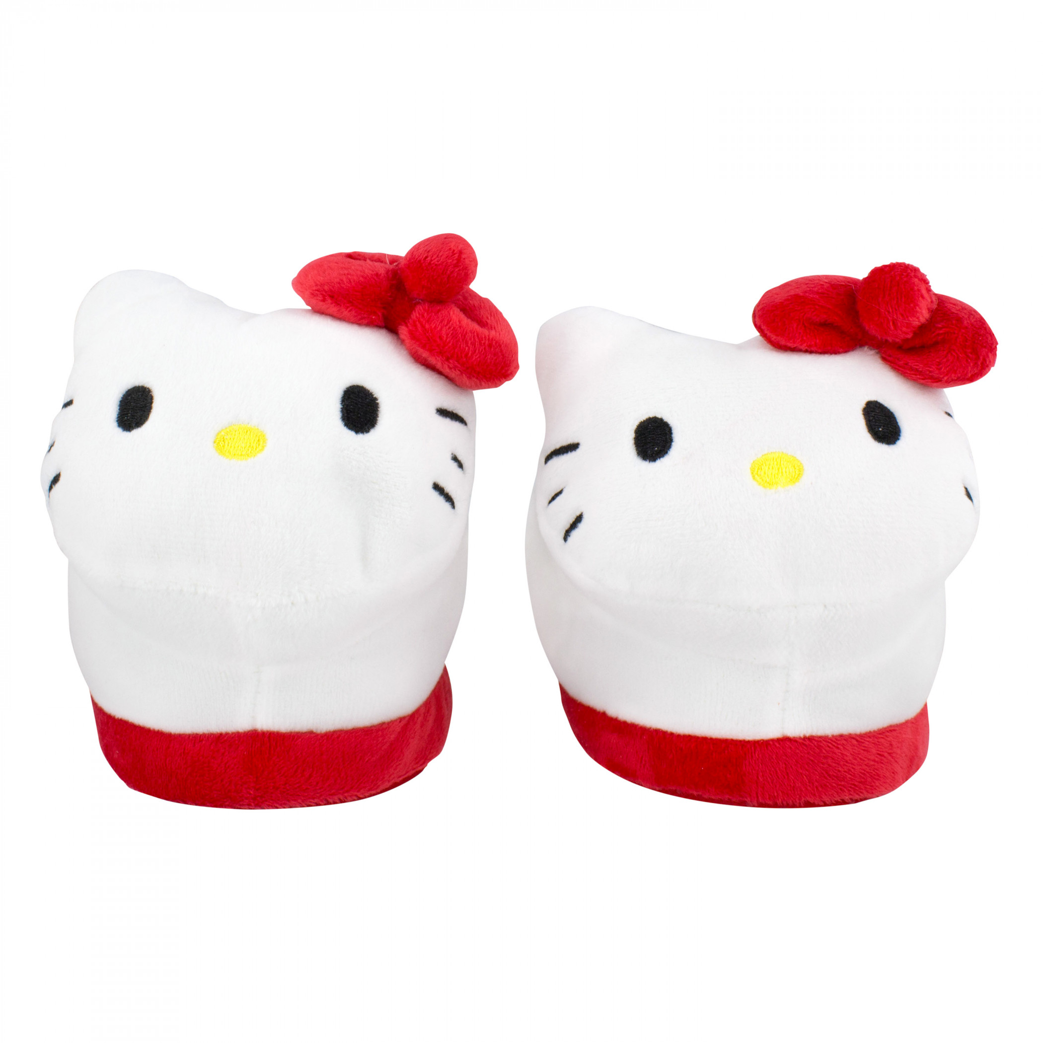 Hello Kitty 3D Plush Face Women's Slippers